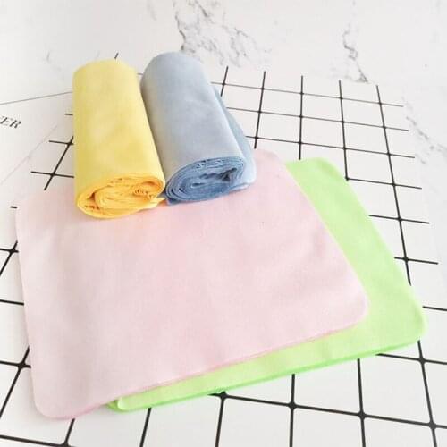 1pc Glasses Clean Cloth Suede Mirror Cloth Imitation Deerskin Mirror Cloth Camera Computer Phone Screen Wipe Cloth