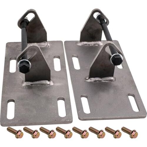 2x Engine Mount Adapter Plates Swap Kit for Chevrolet LS2 LS3 6.0 6.2 LSX LS1 LQ4 1973-1987