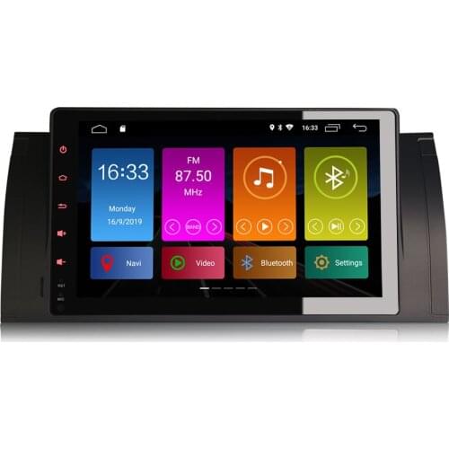 9" Android 10.0 OS Car Multimedia GPS Radio for BMW X5 E53 2000-2007 E39 1995-2003 E38 1994-2001 with Built-in DSP Amplifier