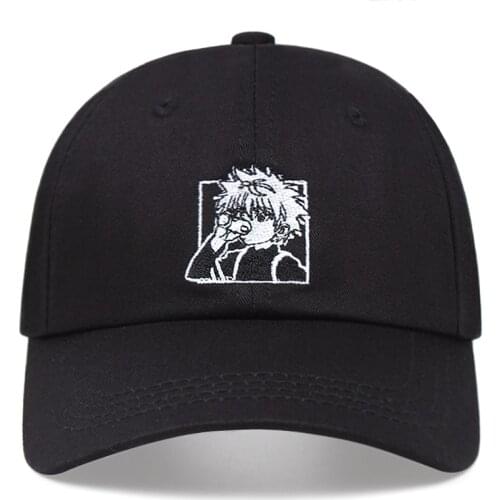 Zoldyck Baseball Caps Snapback Women Men Embroidery Anime Hunter X Hunter Dad Hat Cotton Cartoons Outdoor Sun Cap