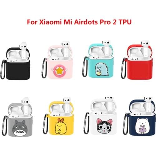 For Xiaomi Mi Airdots Pro 2 TPU Full Case Cover For Air 2 TWS Wireless Bluetooth Earphone Protection Sleeve Funda
