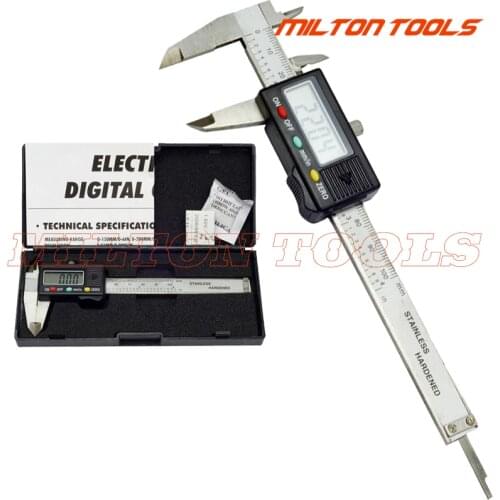 100mm 4" 3kyes LCD Electronic Digital CALIPER VERNIER GAUGE MICROMETER,100pcs/lot