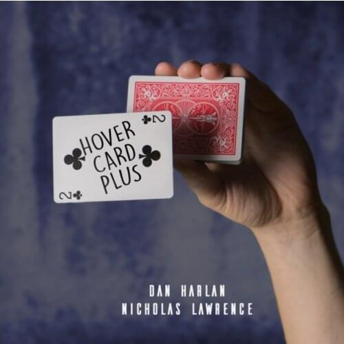 Hover Card Plus By Dan Harlan and Nicholas Lawrence - Magic Tricks (Gimmick and Online Instructions) Games Magic Cane Illusions