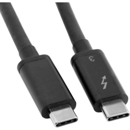 USB4 Type-C Thunderbolt 3 Male to Thunderbolt 3 Male 40Gbps Cable for Macbook Laptop