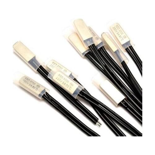 1pcs KSD9700 5A 250V 80 Degree Celsius (N.C.) Thermostat Kit Temperature Switch normal close