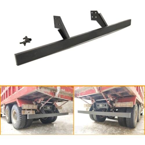 Rear Bumper Anti-collision for 1/14 Tamiya RC Truck Trailer Tipper Scania MAN Benz Actros Volvo Car Diy Parts