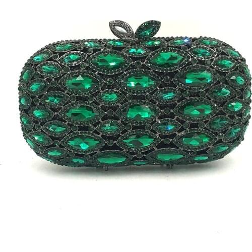 Fashion handbag ladies Nigeria Bridal wedding party purse women evening party bag diamonds luxury clutches elegant crystal purse