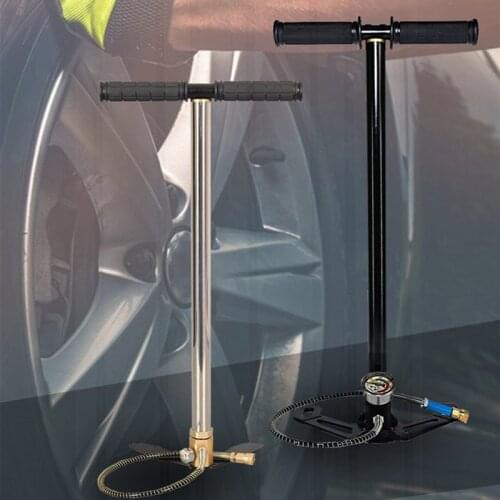 High Pressure Tire Pump 300bar 30mpa 4500psi 3 Stage Hand Pcp Pump For Air Rifles Air Gun Paintball,Air Compressor,inflator