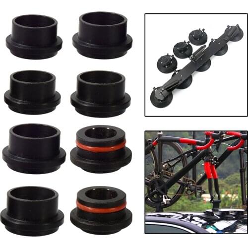Aluminum Alloy Bike Car Roof Mount Bicycle SUV Truck Bed Block Rack 12/15/20x100mm 15x110mm Bike Front Fork Hub Adapters