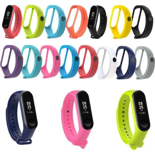 Bracelet for Xiaomi Mi Band 3 4 5 Sport Strap Watch Silicone Wrist Strap for Xiaomi Mi Band 3 4 5 Miband 5 4 3 Strap Replace