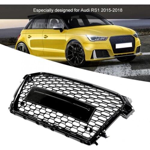 Car Front Bumper Grille Grill for Audi RS1 for A1/S1 Grill 2015 2016 2017 2018 car accessories