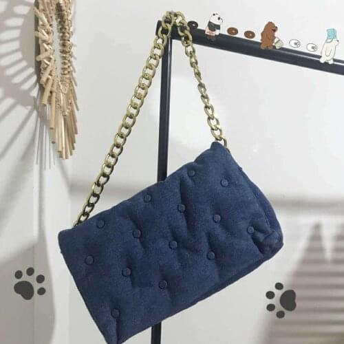 Cowboy Shoulder Bag For 2020 Autumn And Winter New Womens Fashion Underarm Satchels Casual Crossbody Bags Chain Handbags Clutch