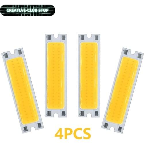 4pcs LED COB Chips Light With Light-emitting LEDs Diodes 10W DC30-32V High Lumen 1200LM Suitable For Wall Lamp Floodlight Spotl