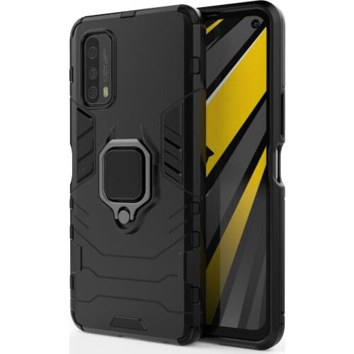 For VIVO IQOO 7 5 3 PRO Z1 X NEO 3 Case Shockproof TPU Bumper Ring Holder Stand Armor Phone Cover