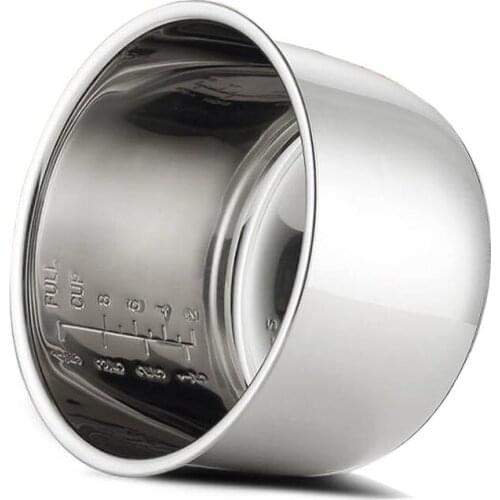 Pressure cooker liner inner bowls multicooker bowl stainless steel tank for cooking soup porridge 4/5/6L 1pc