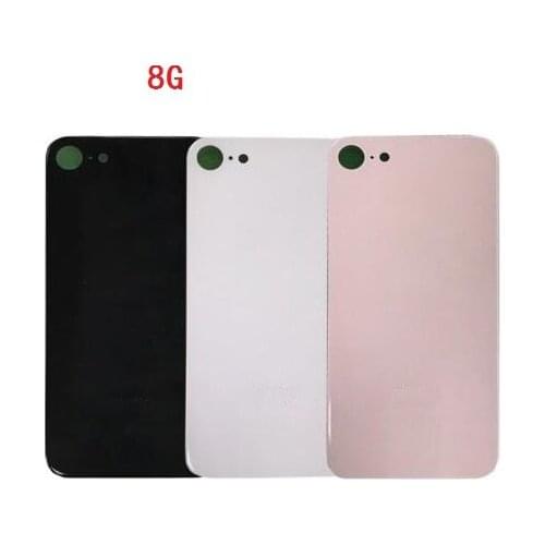 50Pcs Best Quality Back Glass Replacement For iPhone 8 8G 8Plus 8P 8 Plus /X Battery Cover Rear Door Housing+ Adhesive Sticker