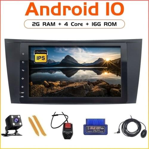 ZLTOOPAI Android 10 Car Multimedia Player Auto Stereo For Mercedes Benz E-Class W211 E300 CLK W209 CLS W219 GPS Radio 2 Din