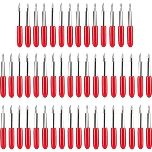 50Pcs Blades for Cricut Explore Air 2 Air Maker Expression 45 Degree Standard Vinyl Fabric Cutting Blade Replacement