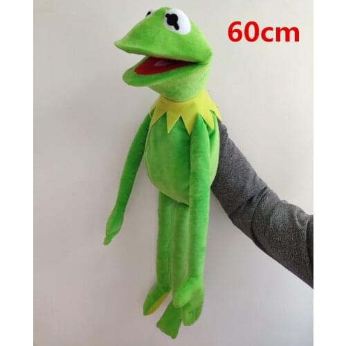 60cm Kermit the Frog Plush Toy Kawaii Frogs Doll Stuffed Animal Soft Stuffed Toy Dropshipping Christmas Holiday Gift for Kids