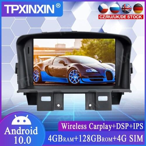 128gG Android 10 Car GPS Navigation Car DVD CD Player For CRUZE 2008-2011 Auto Stereo Automedia Multimedia Player Head Unit