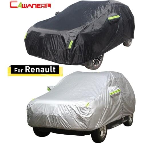 Cawanerl For Renault Clio Scenic Koleos Latitude Twingo Megane Laguna Duster Car Cover Sun Snow Rain Resistant Waterproof Cover