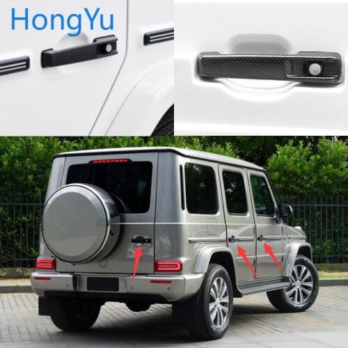For Mercedes Benz G Class W463 W464 G65 G55 G63 G500 G550 G350 2009-2019 100% real carbon fiber Auto outer door handle cover