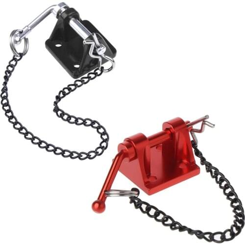 FBIL-1/10 Rc Rock Crawler Metal Tow Shackle Trailer Hook For Axial Scx10 90046 Tamiya Cc01 Rc4Wd D90 D110