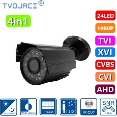 Surveillance Camera XVI Analog High Definition 1/3'' CMOS 2.0MP 1080P AHD TVI CVI CVBS CCTV Camera IR Cut Fiter Security Outdoor