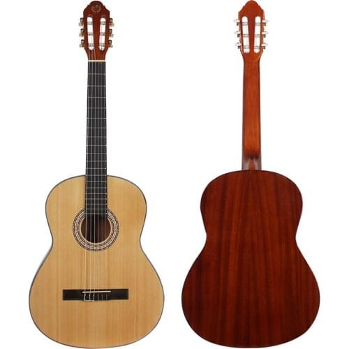 39 Inch Classical Classic Guitar 6 Strings Spruce Sapele Guitar Beginner Kids Musical Gift Instrument With Gig Bag Accessories