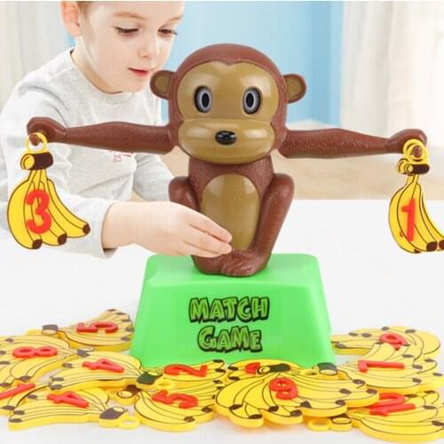 Monkey Balance Cool Math Game for Girls Boys Number Balance Game Board Game Children Learning Educational Toy