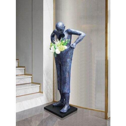 Creative Abstract Characters Statue Nordic Home Decor Large Landing Storage Ornaments Hotel Home Living Room Art Decoration Gift