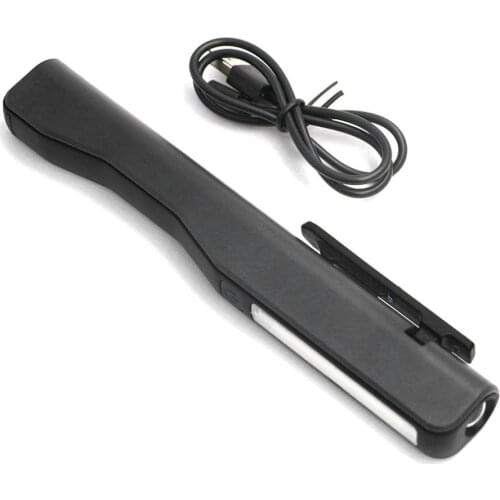 Mini Pen Type COB LED Flashlight Multifunction Torch Light Magnetic Working Inspection Lamp USB Charging Pocket Light