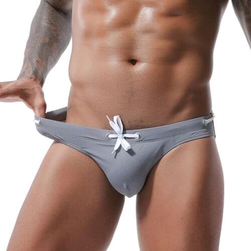 Mans Swimming Briefs Sexy Swim Suit Tight Sexy Shorts Trunks Boxers Summer Mens Swim Low Waist Swimwear Bathing Suit