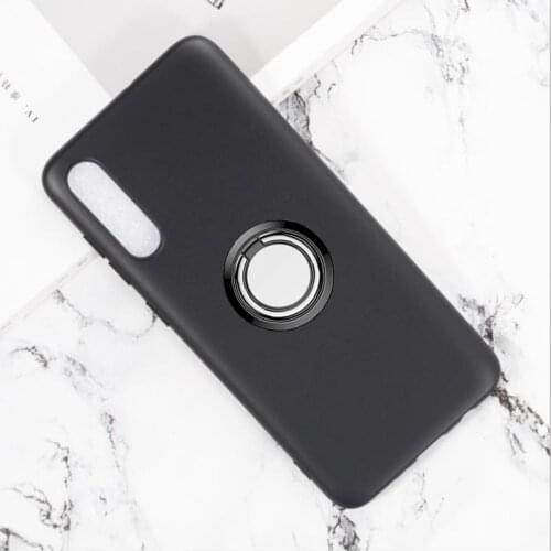 For Samsung Galaxy A71 A80 A51 A50s A60 A70 A70s A90 5G M10 M20 M30 Back Ring Holder Bracket Phone Case TPU Soft Silicone Cover