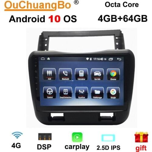 Ouchuangbo android 10.0 media player GPS radio for JAC Refine MPV with IPS screen 10.1 inch 8 core 6GB RAM 128GB ROM
