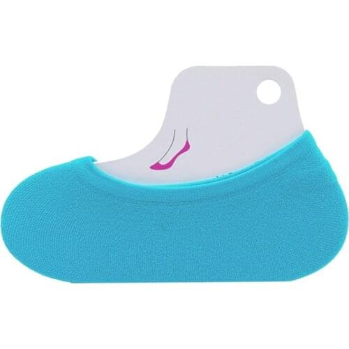 Spring Summer Breathable Solid Women Comfortable Invisible Socks Anti-Slip Teenage Girls Slippers Short Slipper Boat Socks