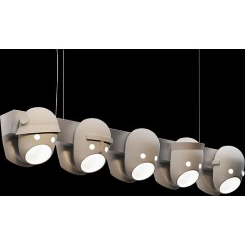 Modern Bar Counter LED Chandelier Restaurant Chandelier Lighting Nordic Clubhouse Reception Decoration Hanging Lighting Fixture