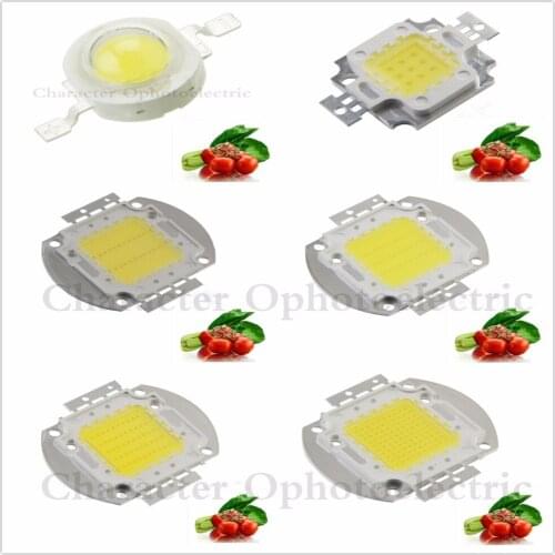 3W 10W 20W 30W 50W 100W White Full Spectrum 385~730nm 1800LM- 9000LM 9-12V SMD LED Part For Plant Grow Light