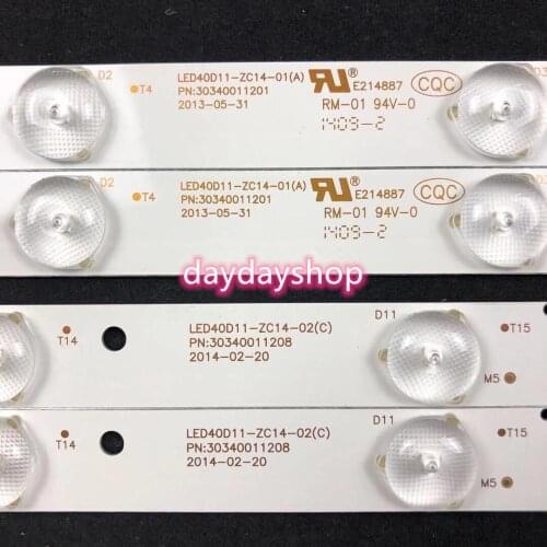 LED BacklightL strip 11lamps For LE40F3000W Light Bar LT-40M645 LSC400HM06-8 LED40D11-ZC14-01 LED40D11-ZC14-02 30340011202/201