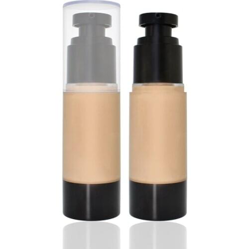 30ML Liquid Foundation Cream Black Bottle Lasting Waterproof 10 Color Face Makeup Matte Foundation