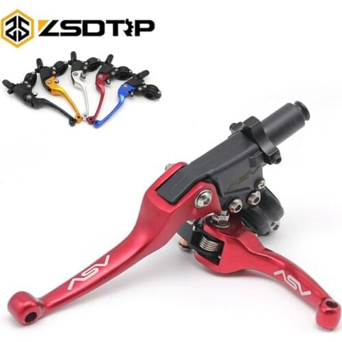 ZSDTRP 22mm ASV 2ND Clutch Brake Folding Levers Universal Motorcycle ATV Dirt Pit Bike Modify Parts