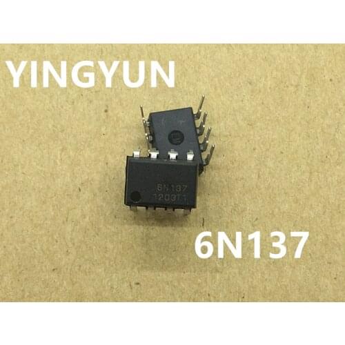 10PCS/lot 6N137 A6N137 EL6N137 DIP-8 optocoupler
