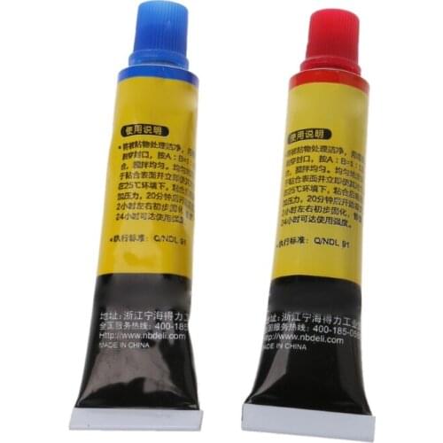 2PCS Epoxy Resin AB Glue All Purpose Adhesive Super Glue For Glass Metal Ceramic