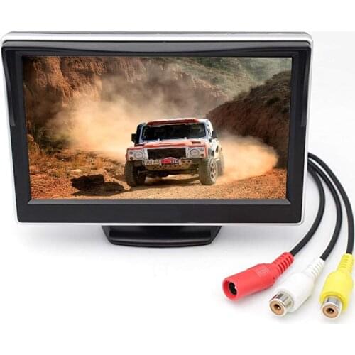 5 Inch TFT LCD Car Monitor 800*640 Car Rearview Monitor Backup Parking Waterproof Rear View Camera