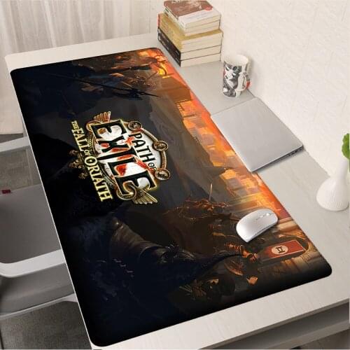 Large Anime Mouse Pad Gamer Accessories Path Of Exile Desk Mat PC Gamer Cabinet Gaming Laptop Rug Varmilo MausepadMice Keyboards