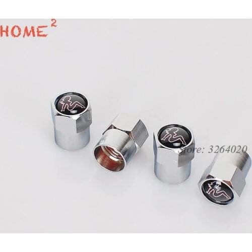 Beauty Car Tire Valve Caps Metal Wheel Covers Decor for Mazda ISUZU Yamaha Ford Mitsubishi LADA Subaru Jaguar Car Accessories