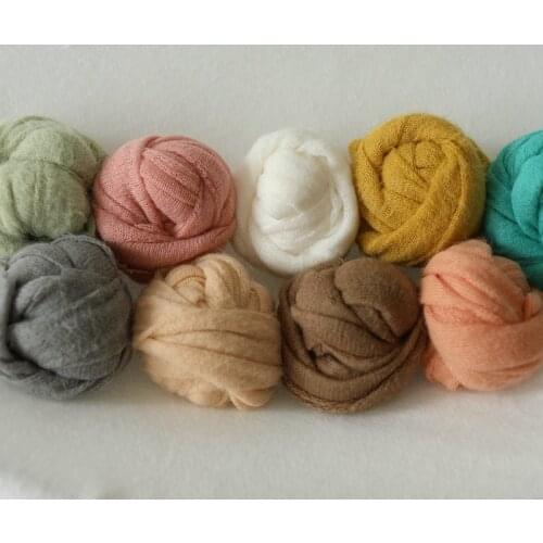 Baby Photography Props Stretch Shower Gift Sweater Knit Mohair Wrap Photo Props Soft Wraps for bebe foto Shooting Accessories