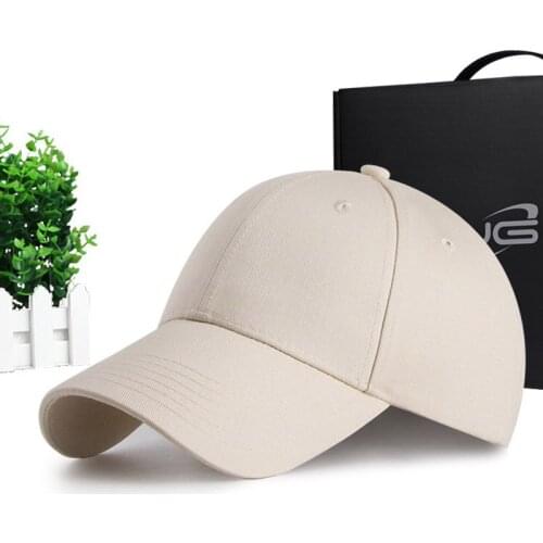 Cool Hockey Summer 2019 new cheap Cotton khaki Unisex Women Men Baseball Caps Tennis hats in Sport Outdoor Sun Hat