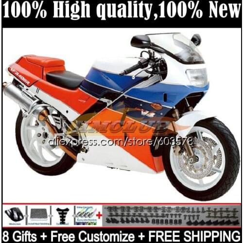 Body For HONDA RVF VFR 400 R RR CC NC35 94 95 96 97 98 36CL.196 VFR400 R V4 VFR400R 1994 1995 1996 1997 1998 Fairing Repsol blue