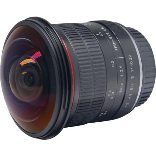 Meike 8mm f3.5 Fisheye Manual Lens APS-C/ Full-Frame for Canon EF EOS 6D 60D 70D 80D 5D2 5D3 600d 1100d DSLR Cameras